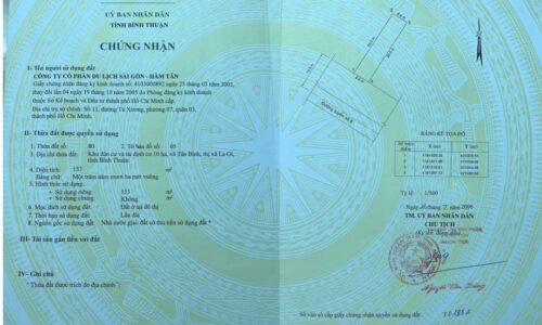 Bán đất mặt tiên khu sài gòn hàm tân đường Ngyễn Tri Phương xuống biển đồi dương thị xã Lagi