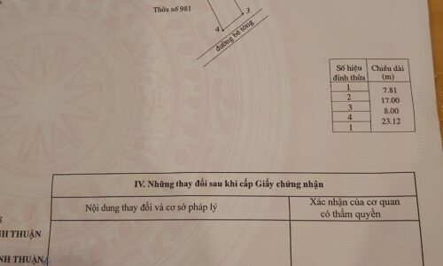 CẦN BÁN MỘT CĂN NHÀ BIỆT THỰ TẠI HẺM ĐINH BỘ LĨNH, TÂN PHƯỚC, LAGI, BÌNH THUẬN.