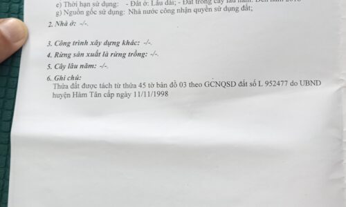 [GIÁ RẺ] BÁN ĐẤT, CĂN NHÀ CẤP 4 MẶT TIỀN QUỐC LỘ 55, LAGI, BÌNH THUẬN