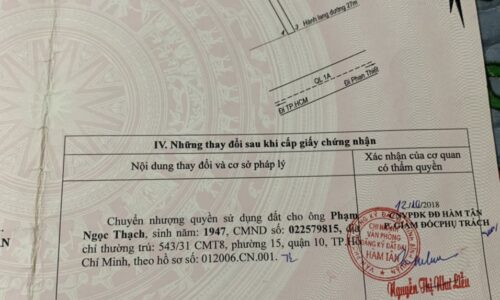 Bán lô đất mặt tiền đường quốc lộ 1A tại ngã 46 Tân Nghĩa, Hàm Tân, Bình Thuận