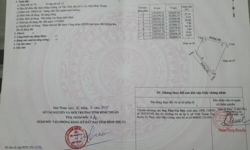 Cơ Hội Đầu Tư Độc Đáo – Mặt Tiền Đường Nguyễn Minh Châu, xã Tân Tiến, LaGi, Bình Thuận